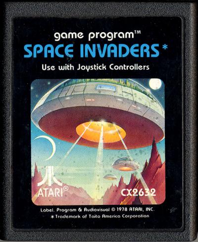 Space Invaders Atari Cartridge Space Invaders Atari Cartridge