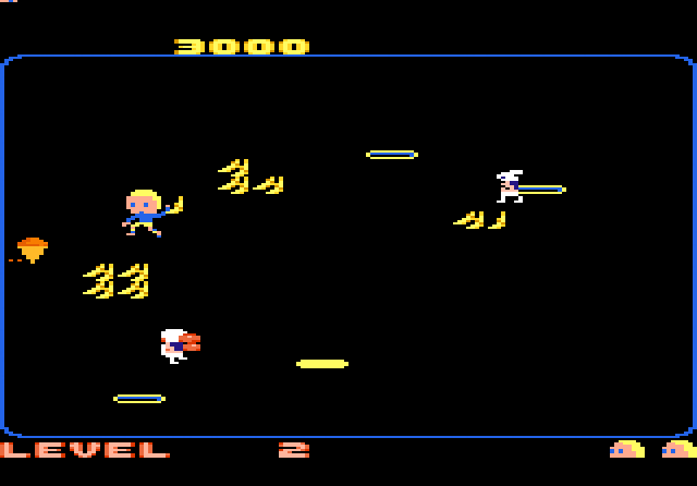 Food Fight for the Atari 7800. This single screen action game was one of the 
