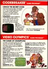 Page 25, Codebreaker, Video Olympics