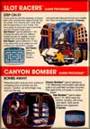 Page 36, Canyon Bomber, Slot Racers