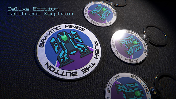 Gravitic Mines Patch and Keychain