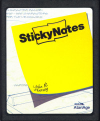 StickyNotes Cart - Atari 2600