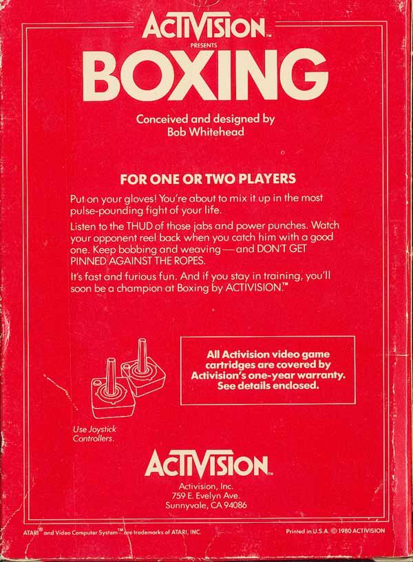 Boxing - Box Back