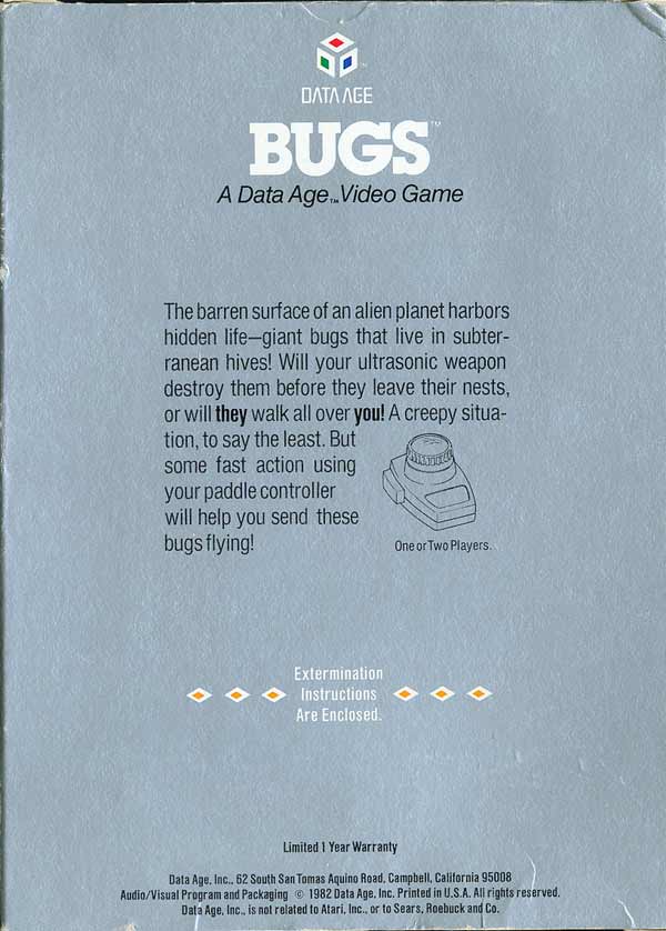 Bugs - Box Back