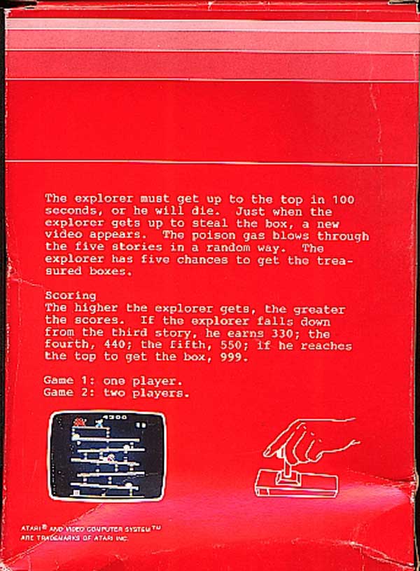 Donkey Kong - Box Back