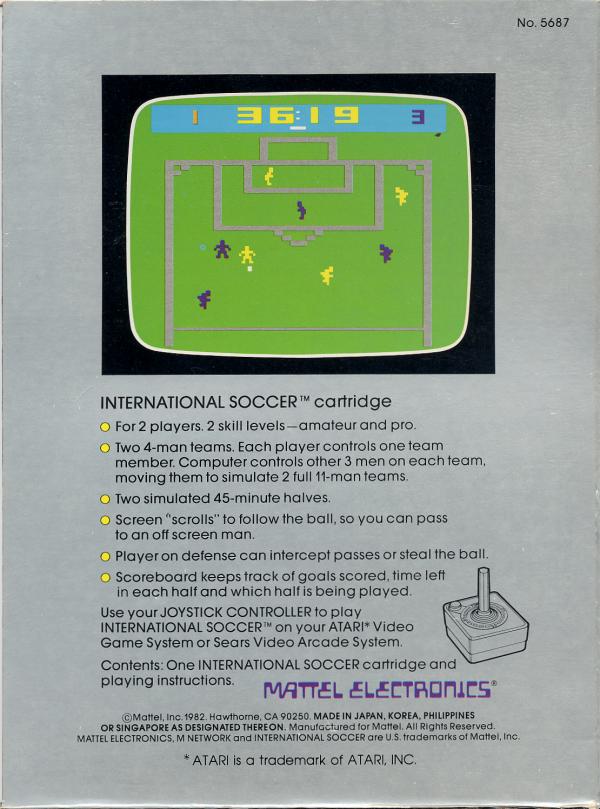 International Soccer - Box Back