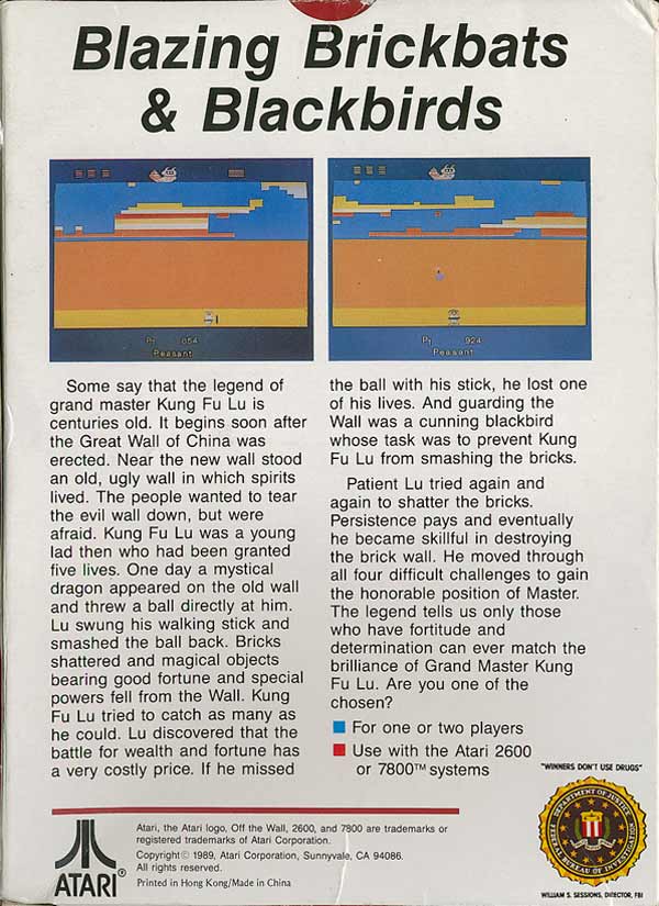 Off The Wall - Box Back