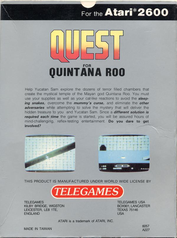 Quest for Quintana Roo - Box Back