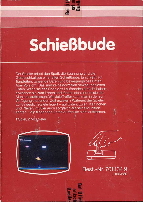 Schiessbude - Box Back