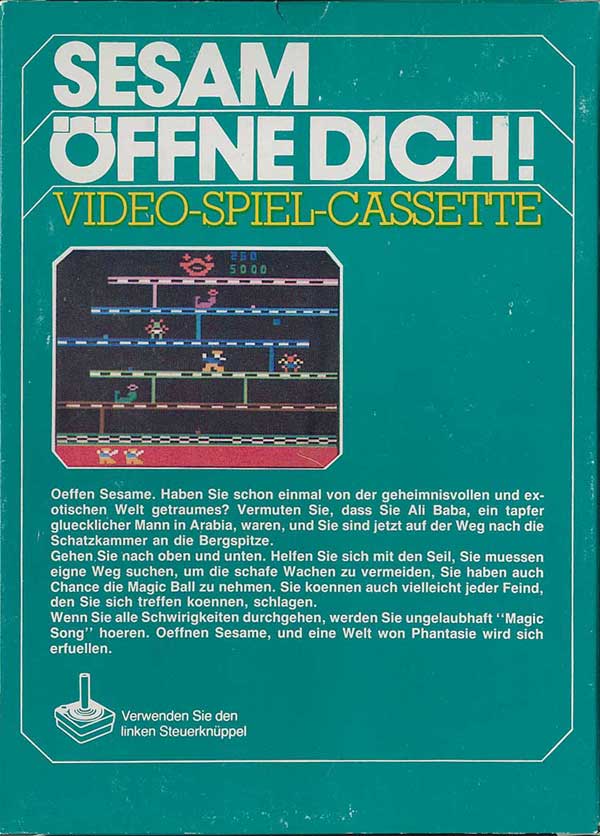 Sesam, Offne Dich - Box Back