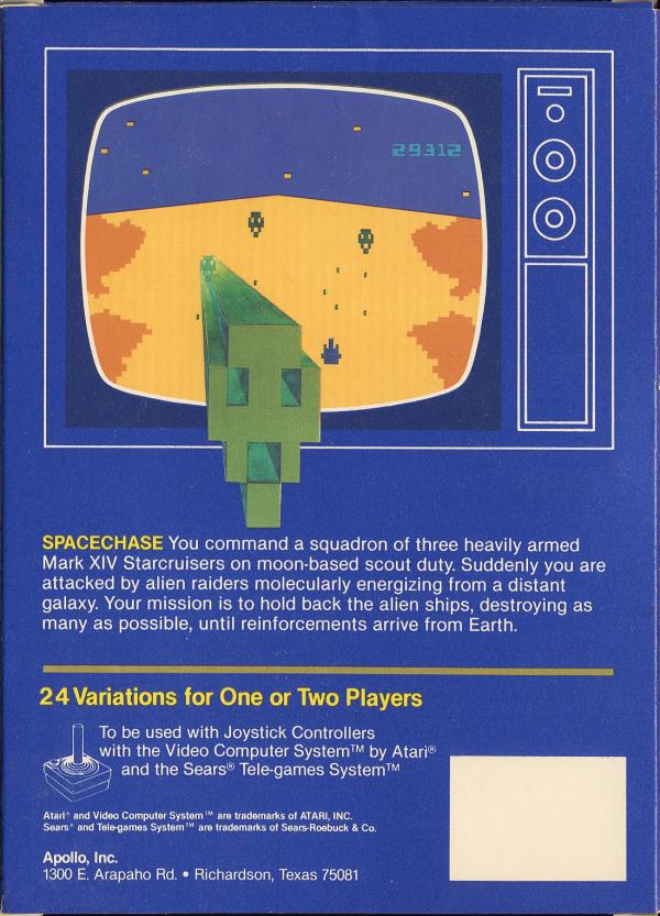 Spacechase - Box Back