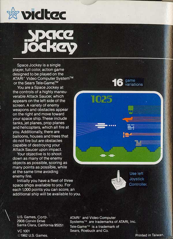 Space Jockey - Box Back