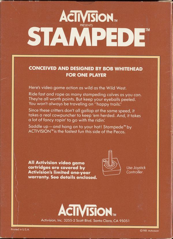 Stampede - Box Back
