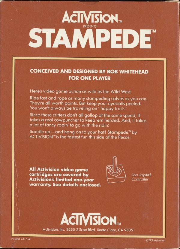 Stampede - Box Back