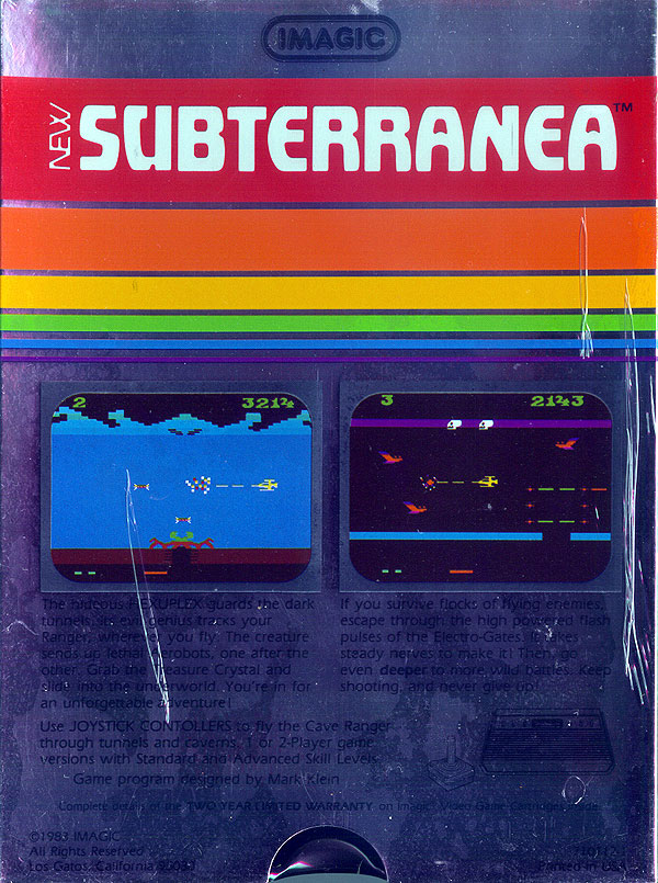Subterranea - Box Back