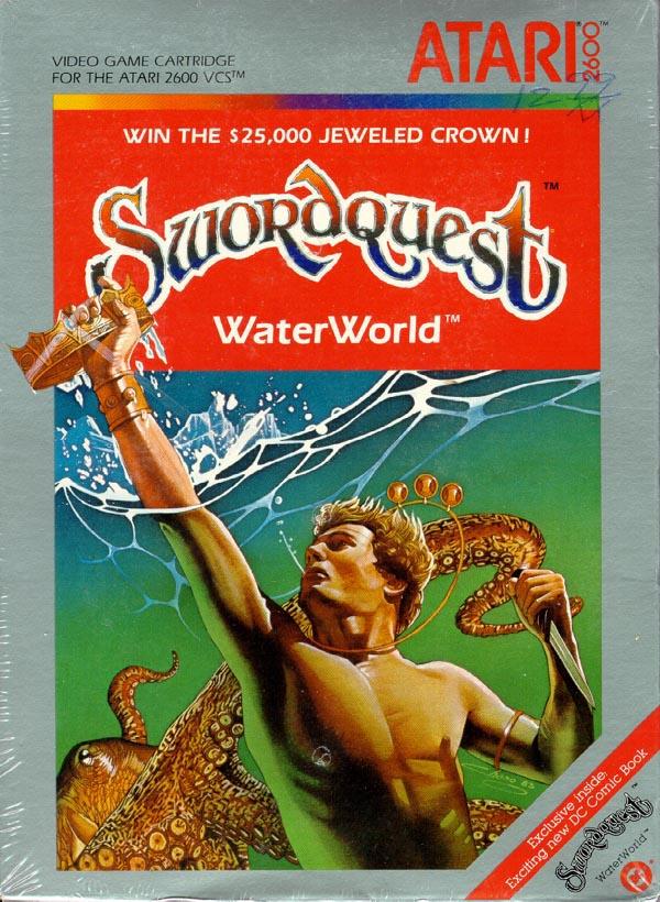Swordquest: Waterworld - Box Front