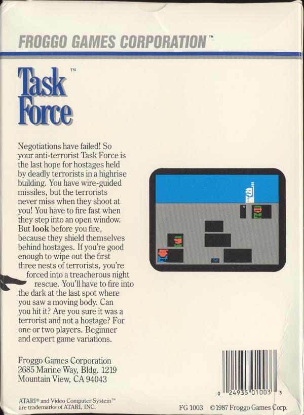 Task Force - Box Back