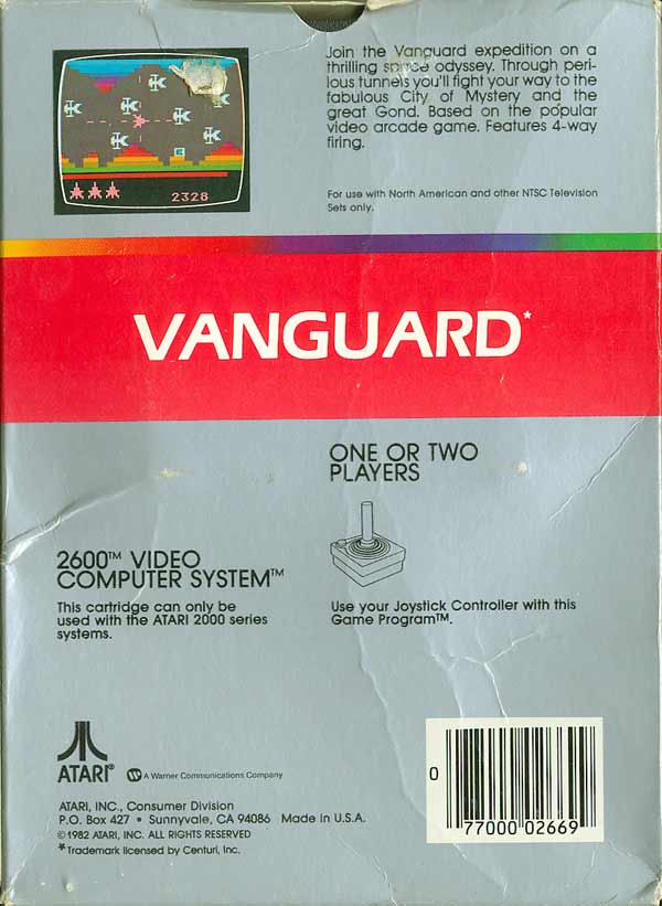 Vanguard - Box Back