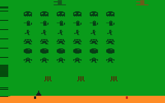 Atari Invaders - Hack Screenshot