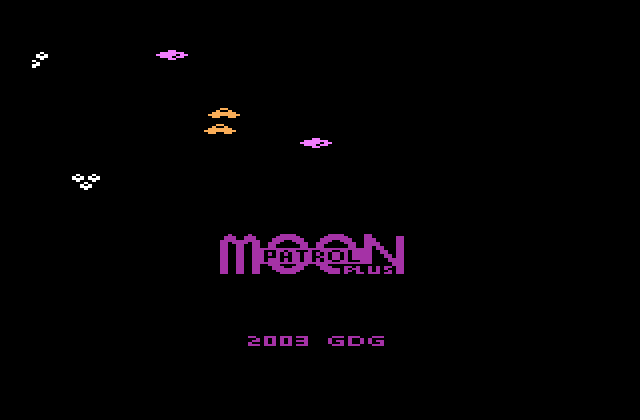 Moon Patrol+ - Hack Screenshot