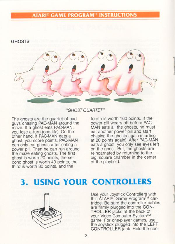 AtariAge - Atari 2600 Manuals - Pac-Man (Atari)