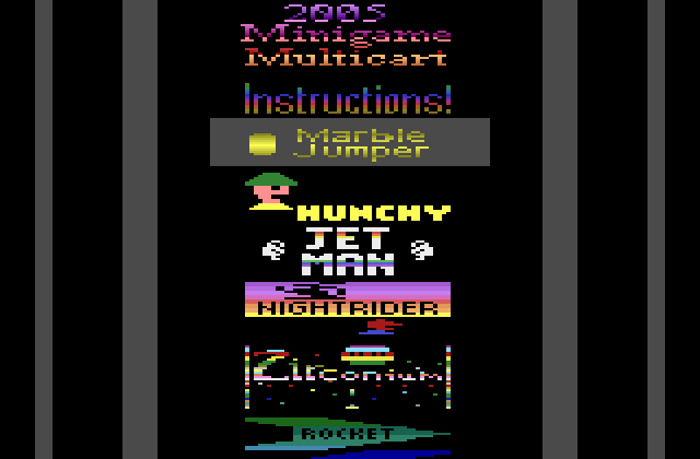 2005 Minigame Multicart - Screenshot