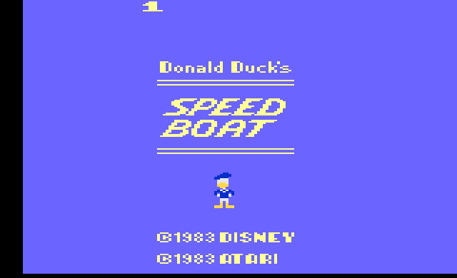 Donald Duck's Speedboat - Screenshot