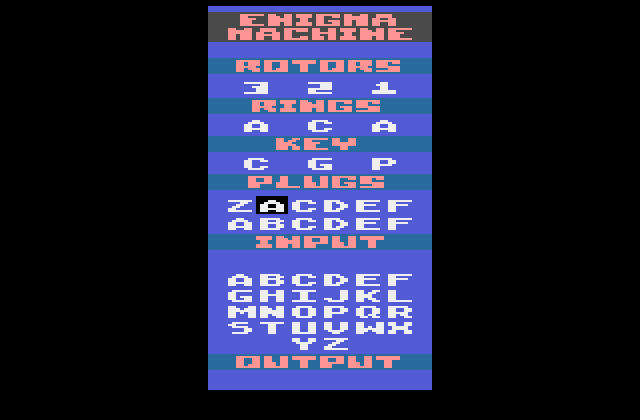 Enigma Machine - Screenshot