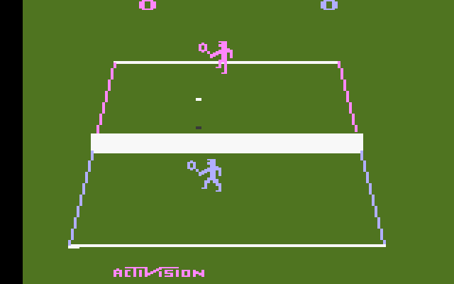 Pinky and Inky's Pac-Dot Tennis - Original Screenshot