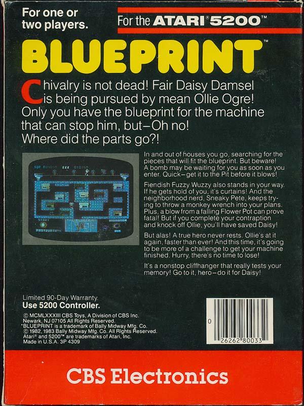 Blueprint - Box Back