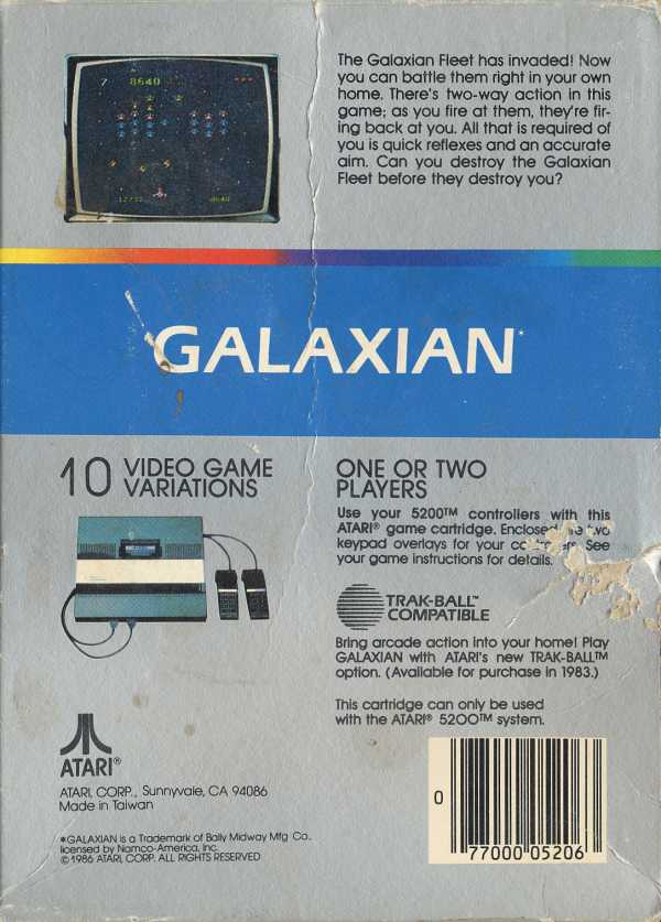 Galaxian - Box Back