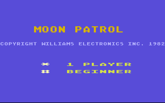 Moon Patrol - Screenshot