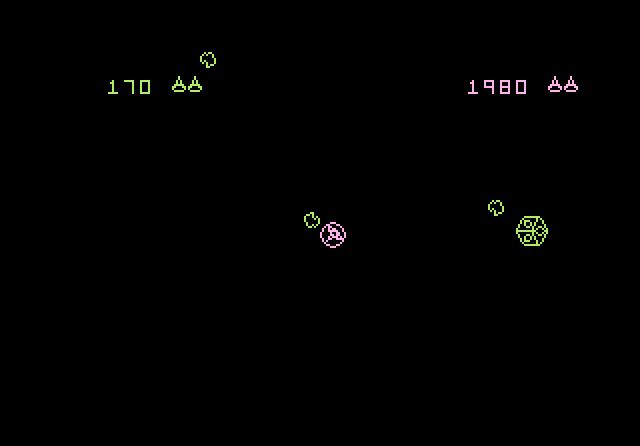 Asteroids Deluxe - Screenshot