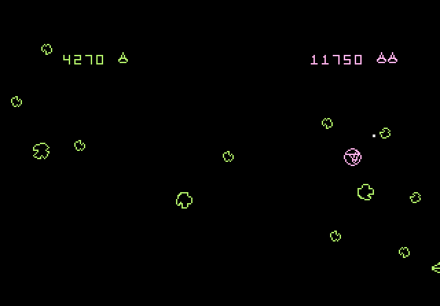 Asteroids Deluxe - Screenshot