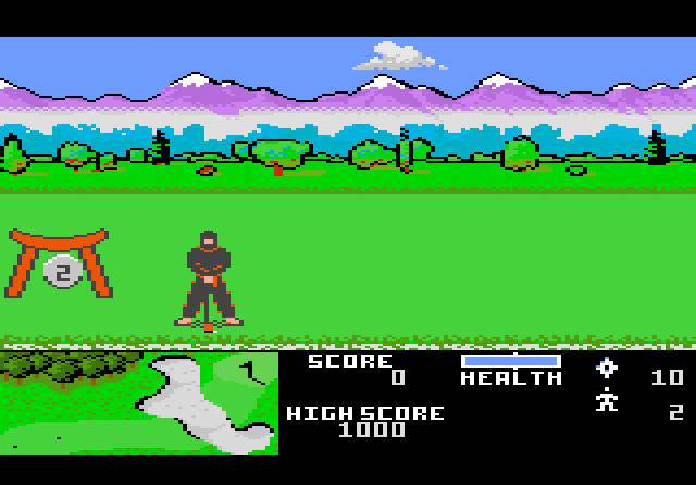 Ninja Golf - Screenshot