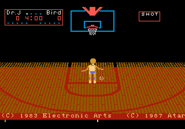 One-on-One Basketball - Screenshot