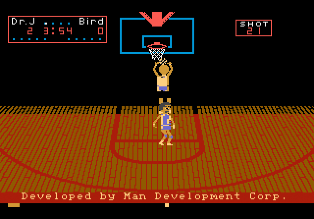 One-on-One Basketball - Screenshot