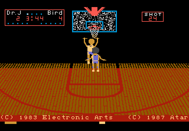 One-on-One Basketball - Screenshot