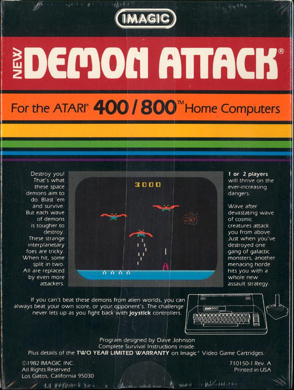 Demon Attack - Box Back