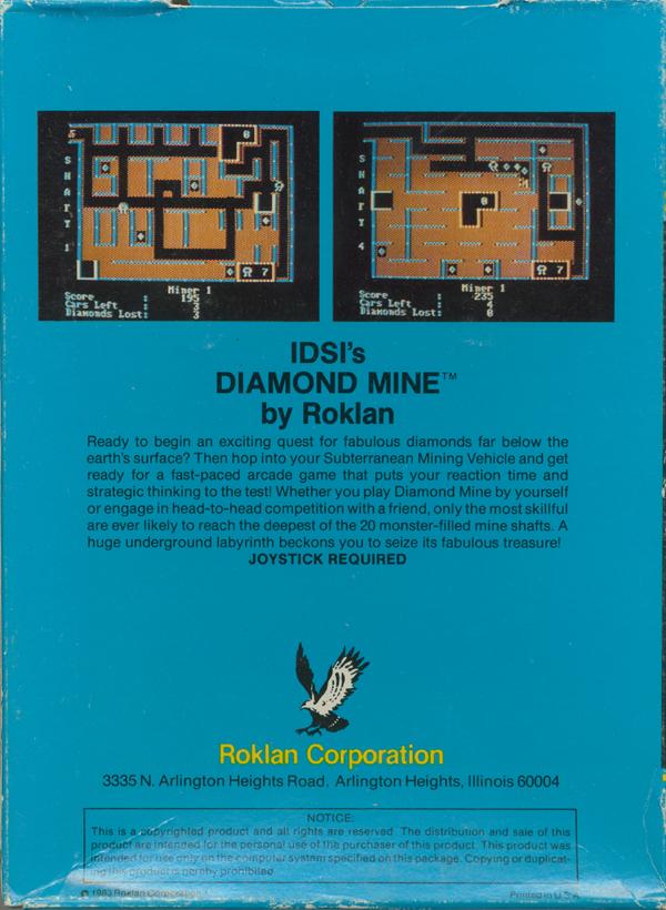 Diamond Mine - Box Back