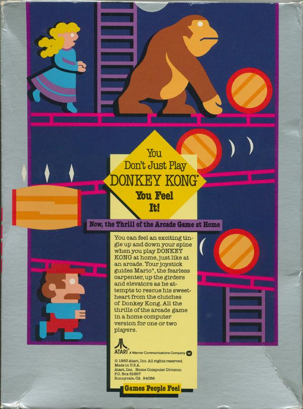 Donkey Kong - Box Back