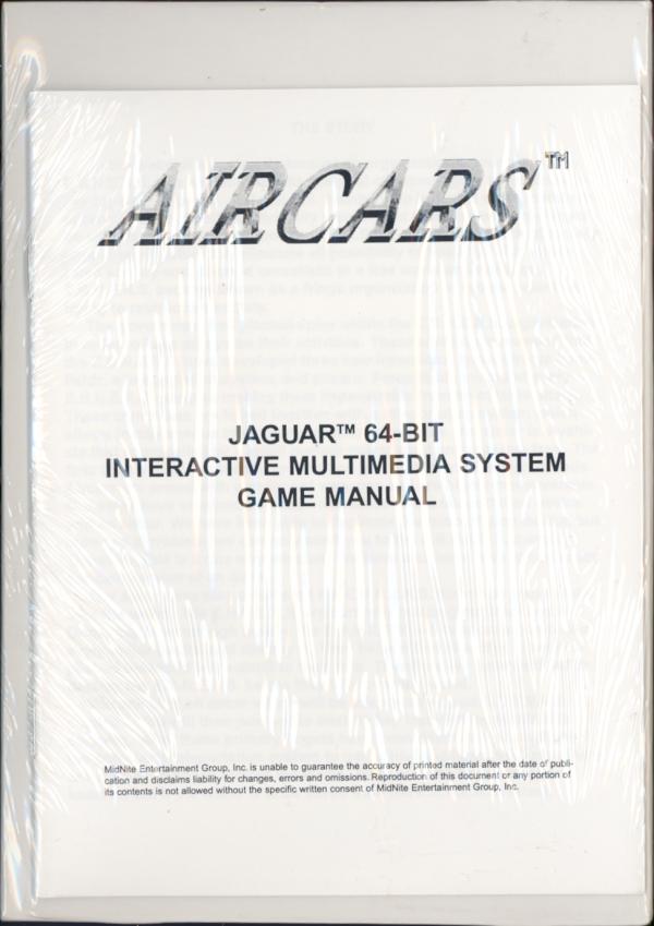 Air Cars - Box Back