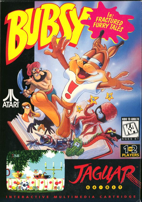Bubsy: Fractured Furry Tails - Box Front