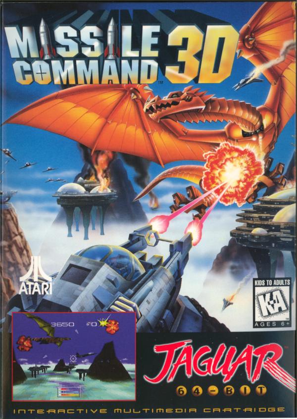 Missile Command 3D - Box Front
