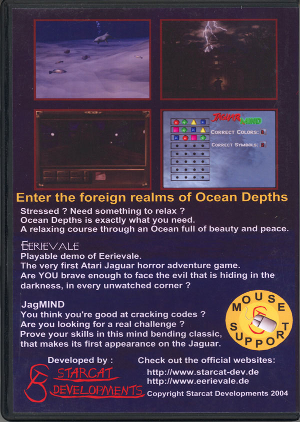 Ocean Depths - Box Back