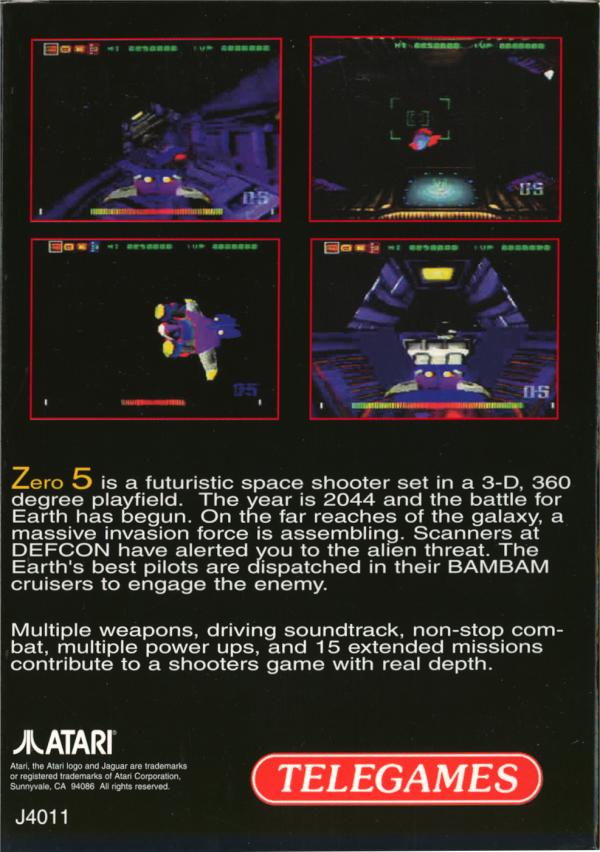 Zero 5 - Box Back