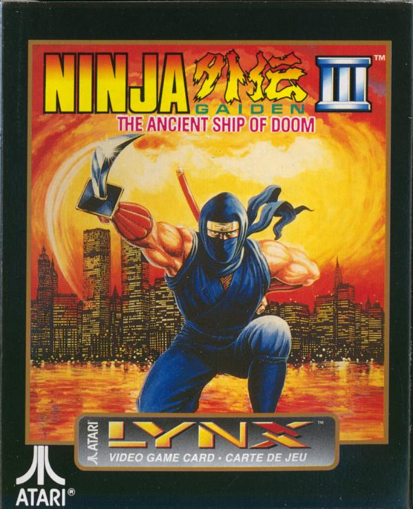 Ninja Gaiden III: Ancient Ship of Doom - Box Front