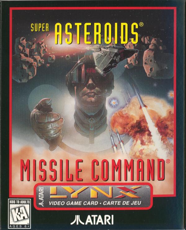 Super Asteroids & Missile Command - Box Front