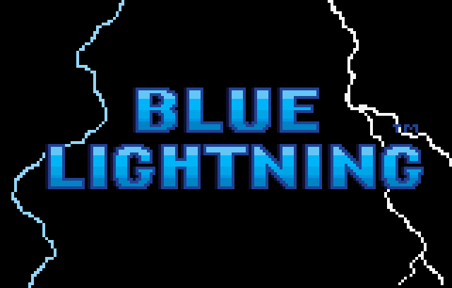 Blue Lightning Demo Card - Screenshot