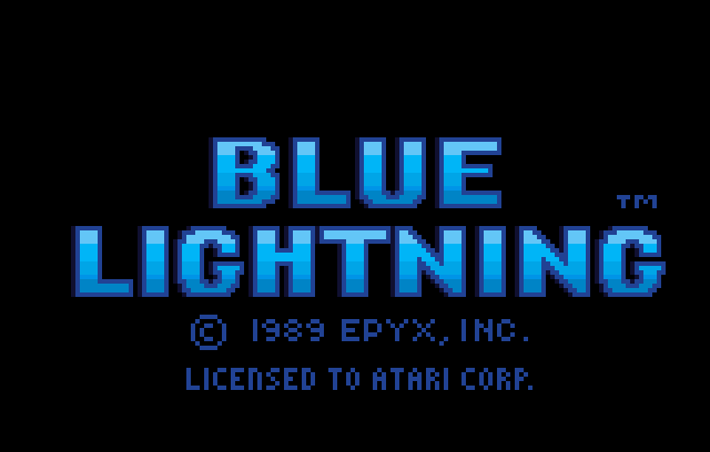 Blue Lightning - Screenshot